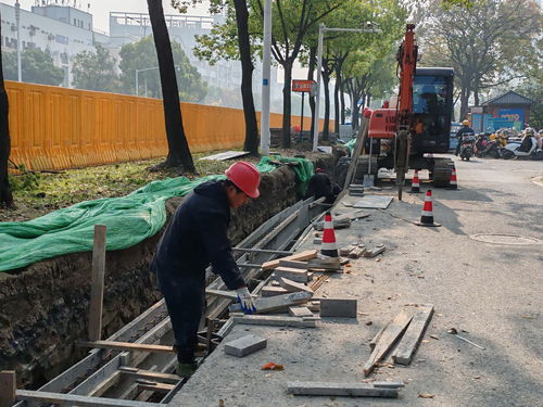 揚州地下管網施工全力沖刺 觀潮路實施雨污管道改造提升